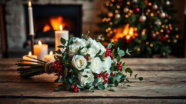 Idées créatives de bouquets de fleurs pour Noël