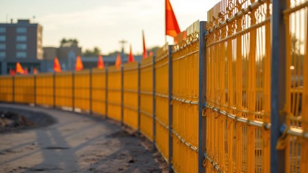 Sécuriser efficacement avec une chaîne de délimitation chantier