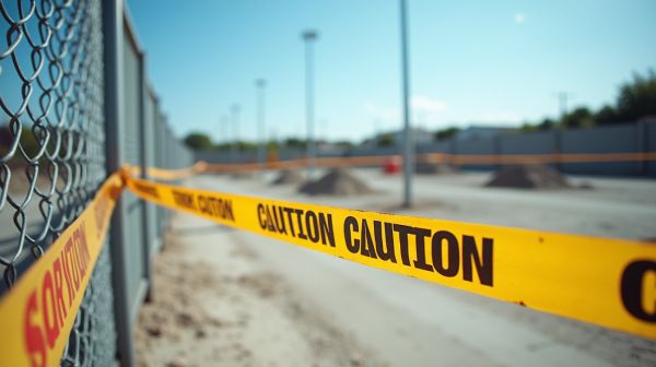 Sécuriser efficacement avec une chaîne de délimitation chantier