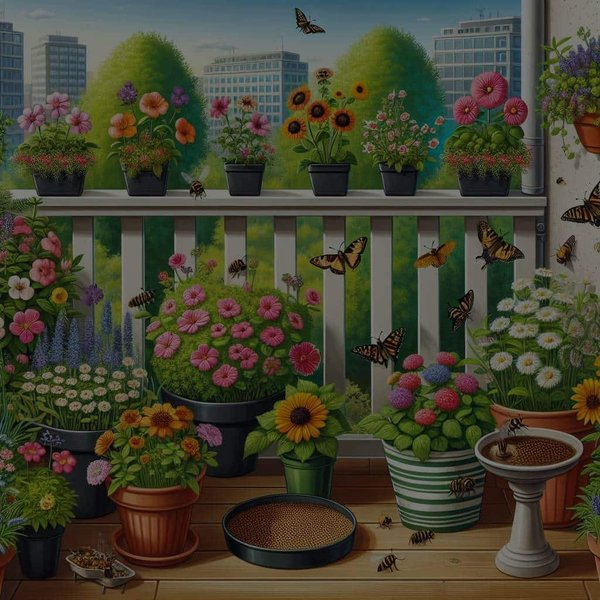 Comment créer un jardin attractif pour les insectes pollinisateurs sur un balcon urbain ?