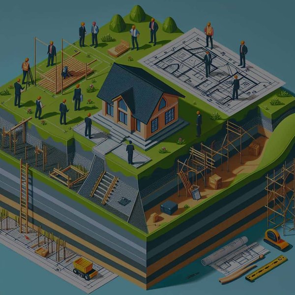 Quelles précautions prendre pour la construction d'une maison sur un terrain en pente ?