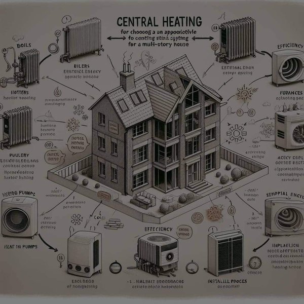 Comment choisir un système de chauffage central adapté à une maison à étages ?